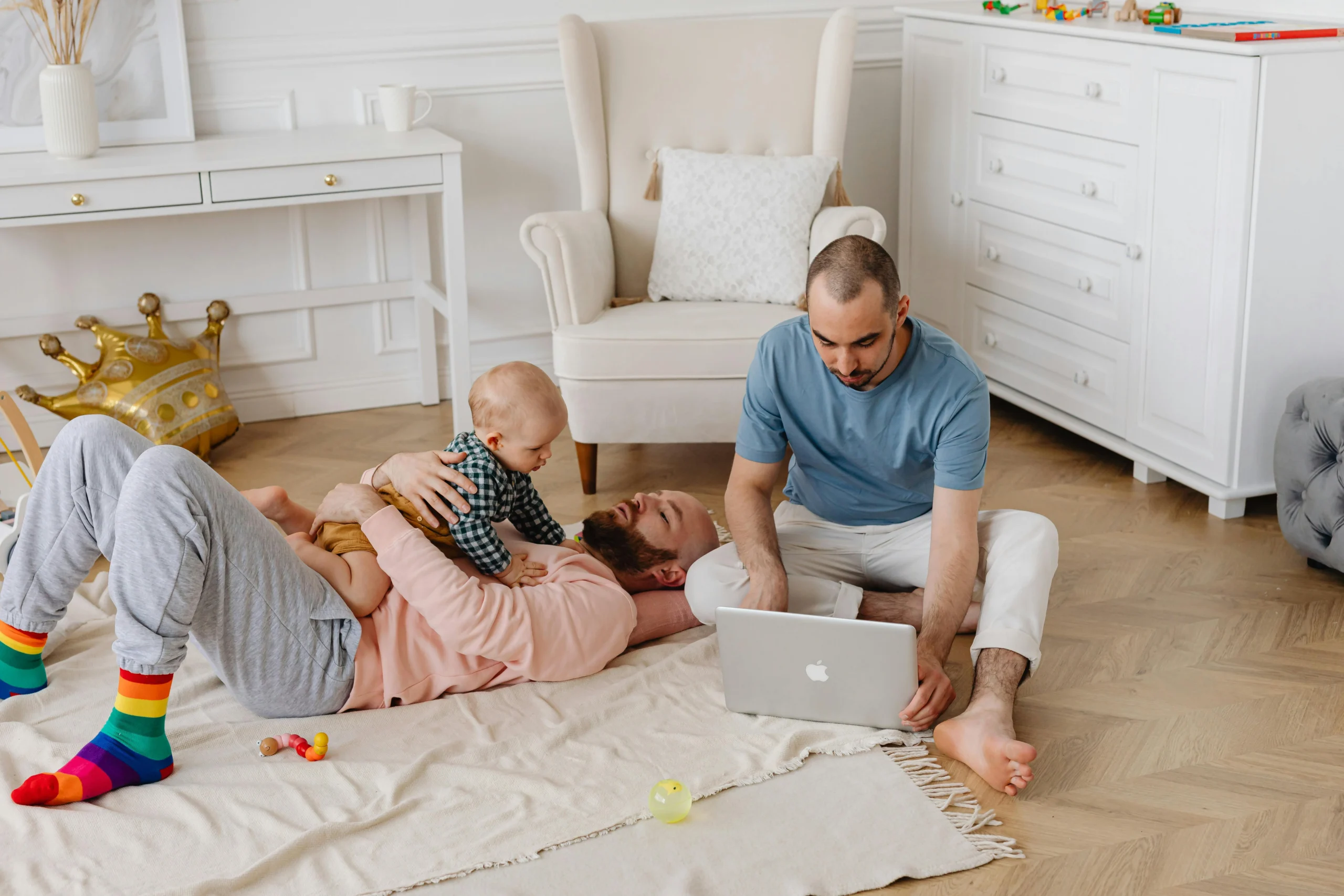 a family Staying in a Hotel or Airbnb With a Baby